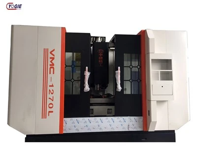 China Furnizor de top 3 axe Două axe Centru de prelucrare verticală CNC liniar VMC 1270L cu preț ieftin